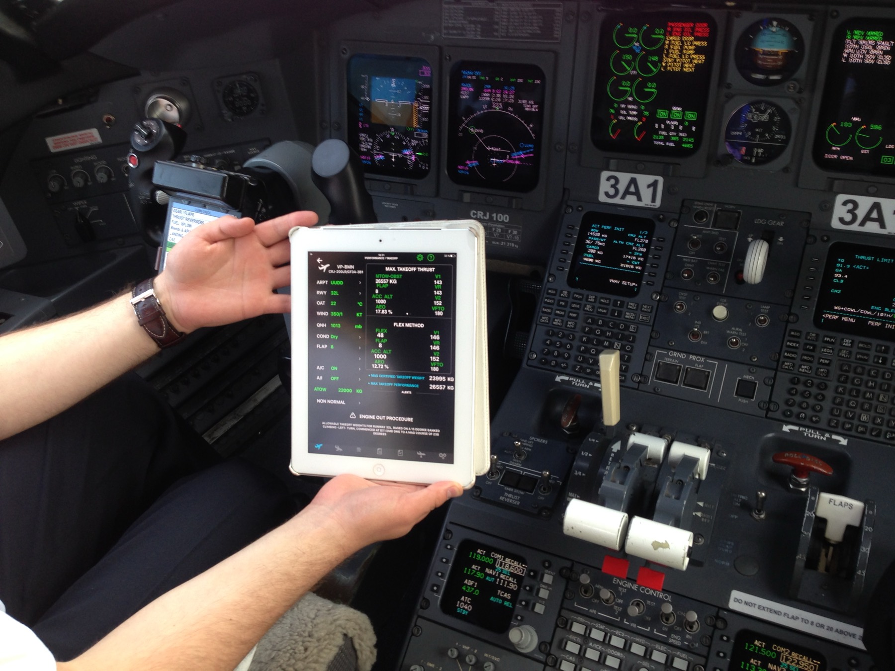Flight deck panel